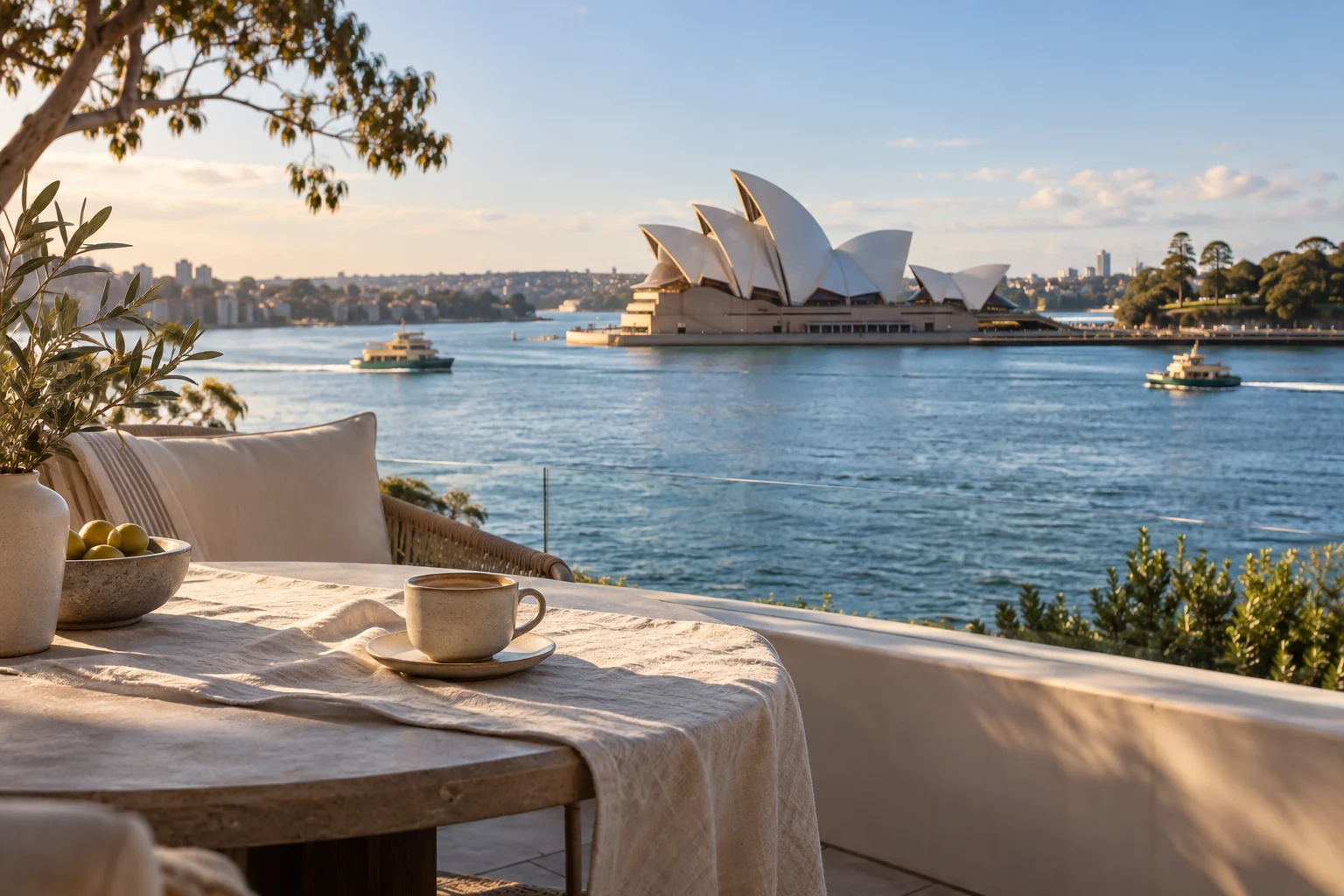 Sydney Harbour and the Opera House